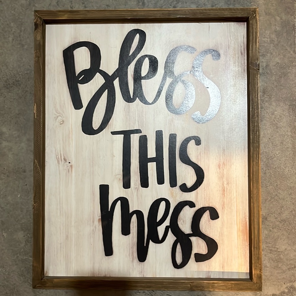 Bless this mess picture. Excellent used condition